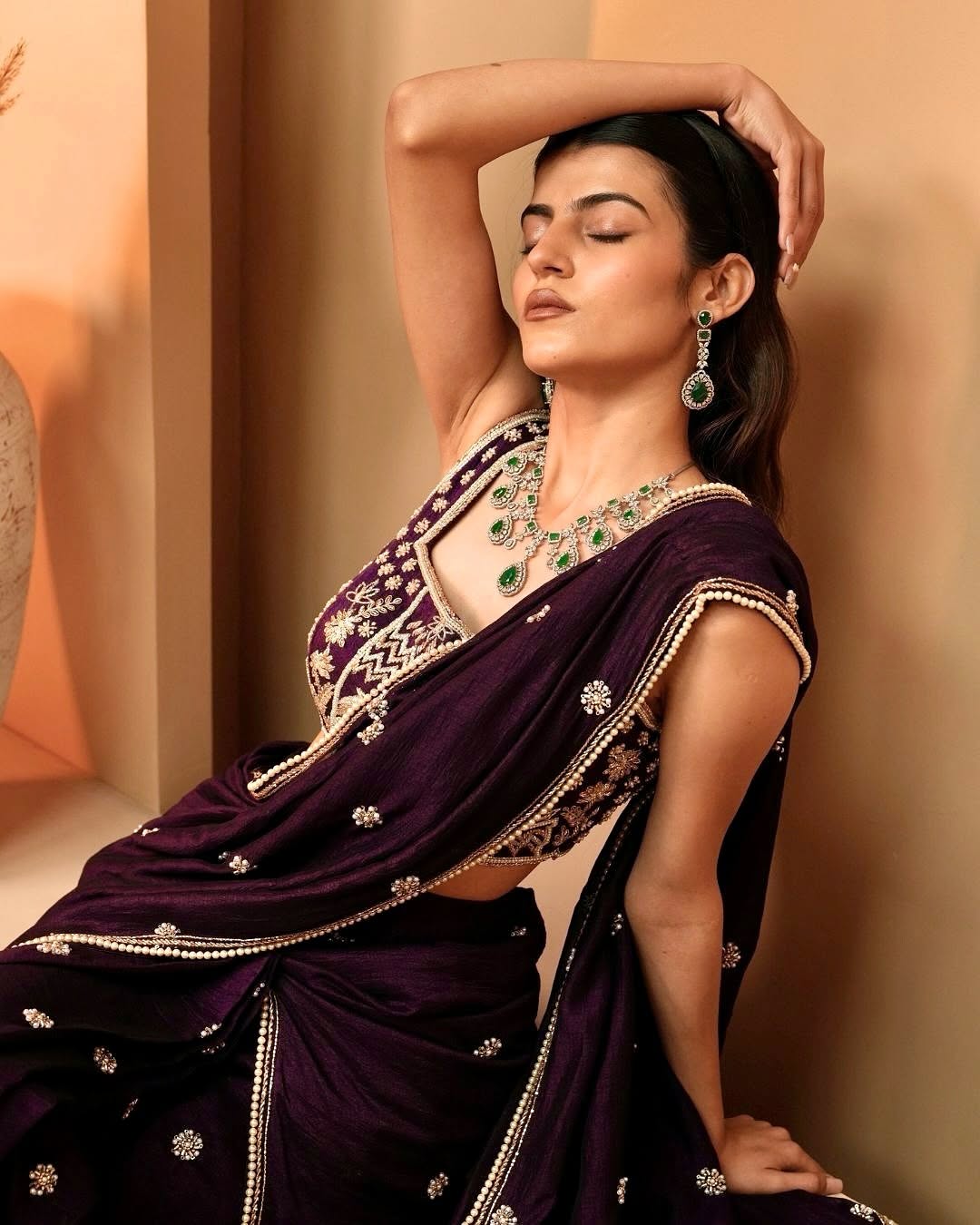 Violet Sonata Drape Saree