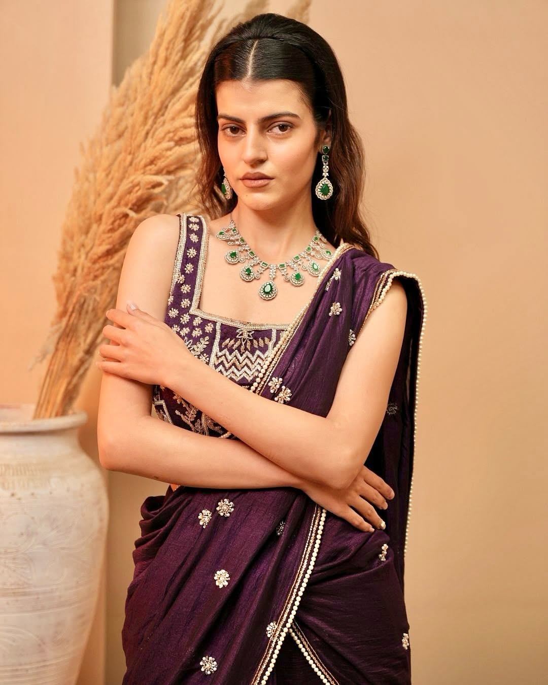 Violet Sonata Drape Saree