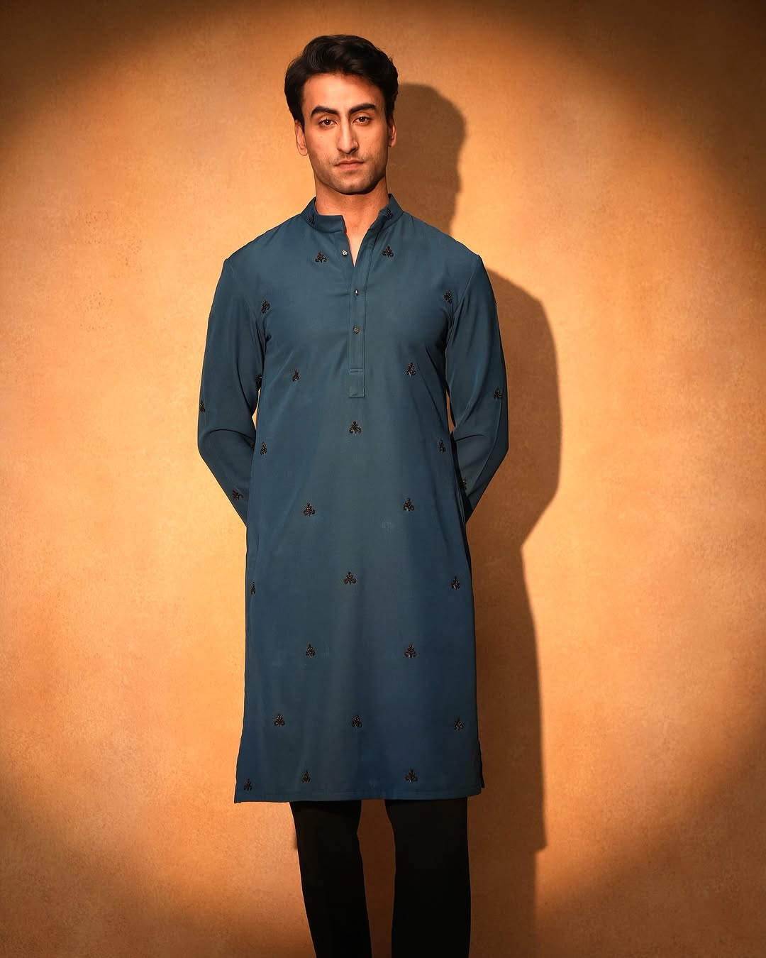Regal Teal Kurta