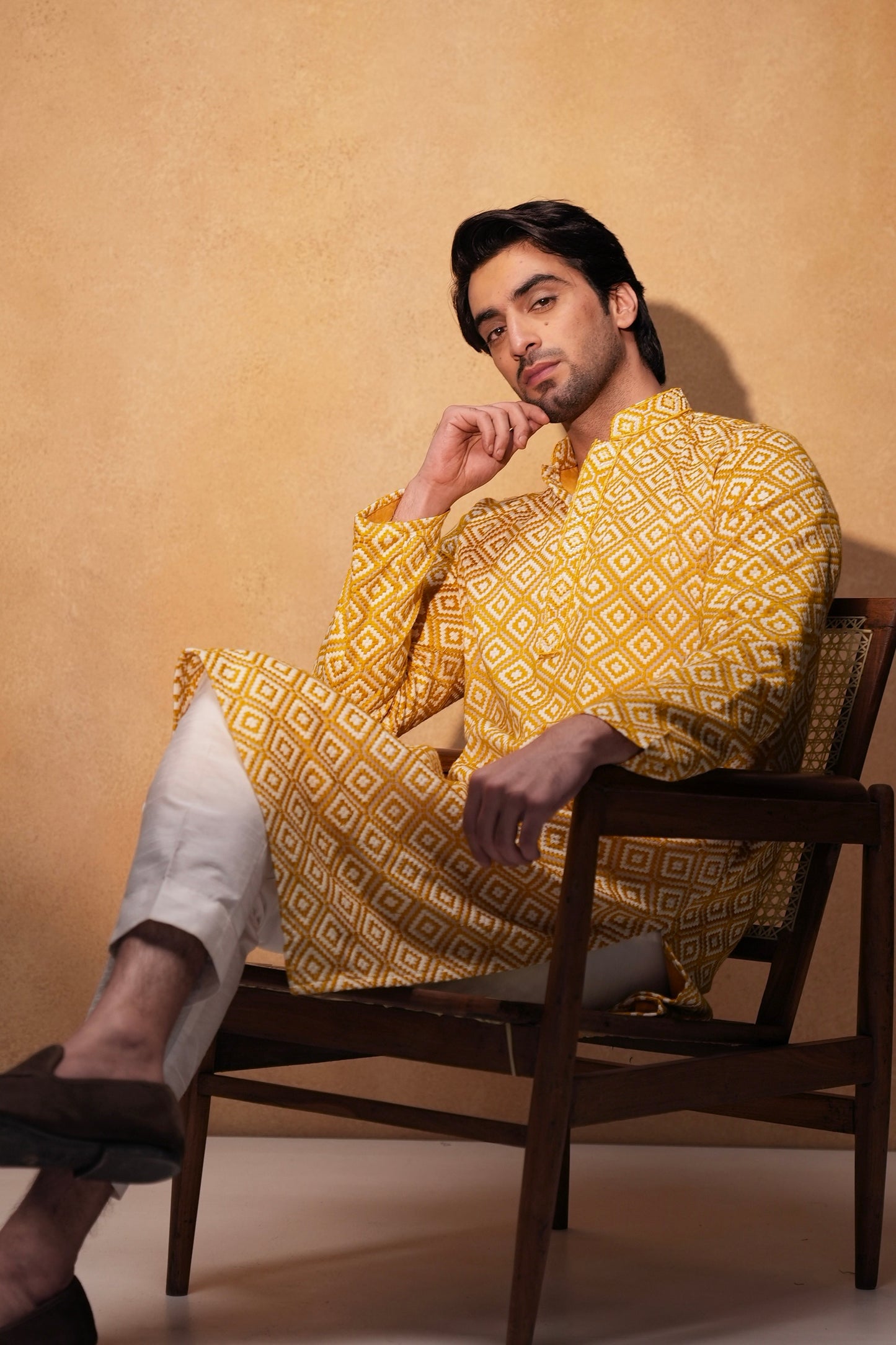 Saffron Kurta