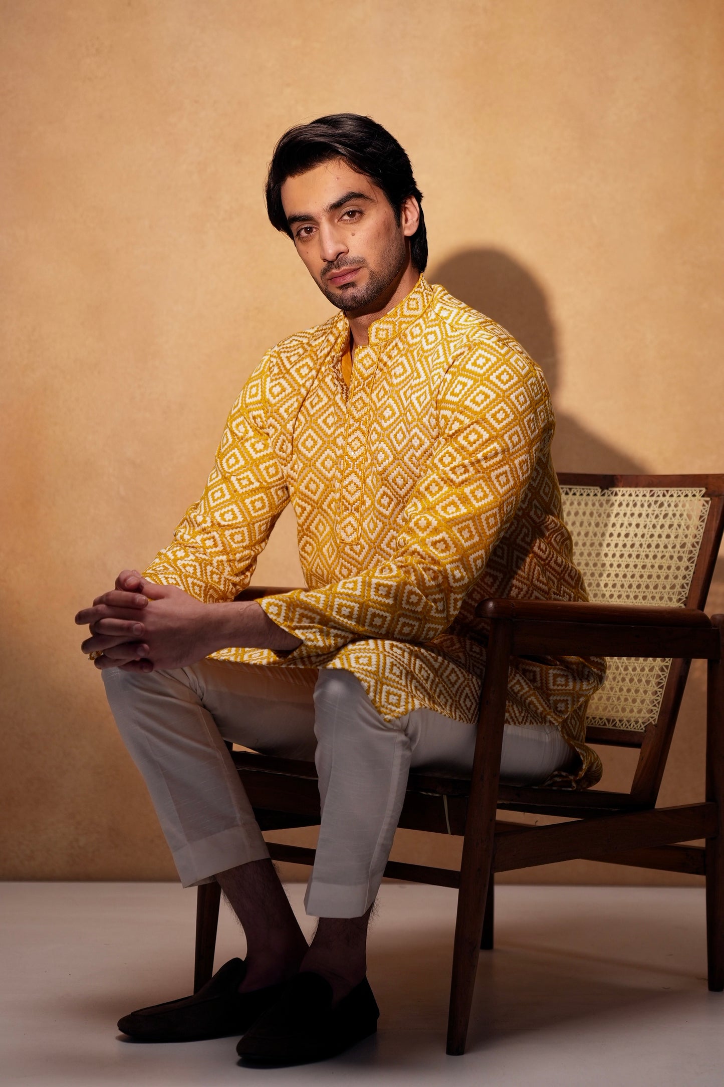 Saffron Kurta