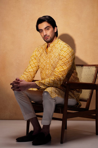 Saffron Kurta