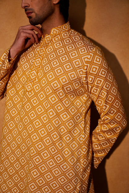Saffron Kurta