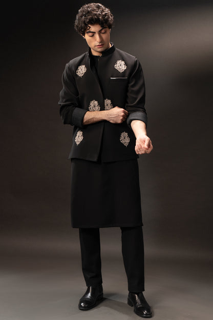 The Dynasty Monogram Nehru Jacket Set