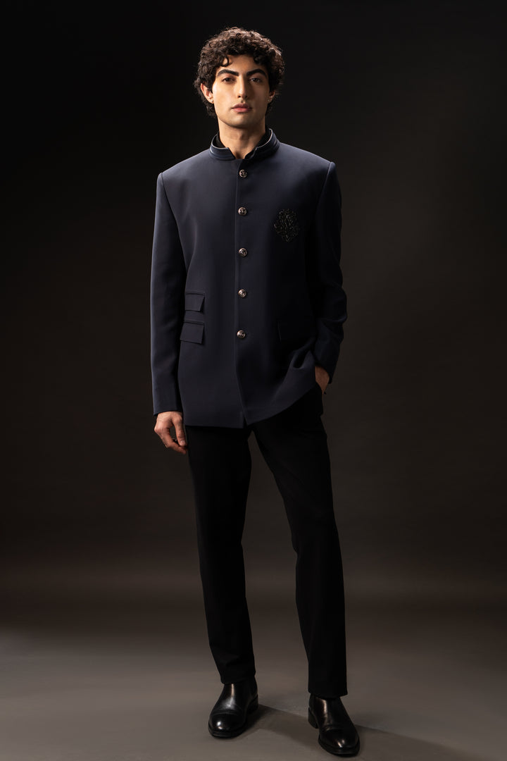 Midnight Heirloom Bandhgala