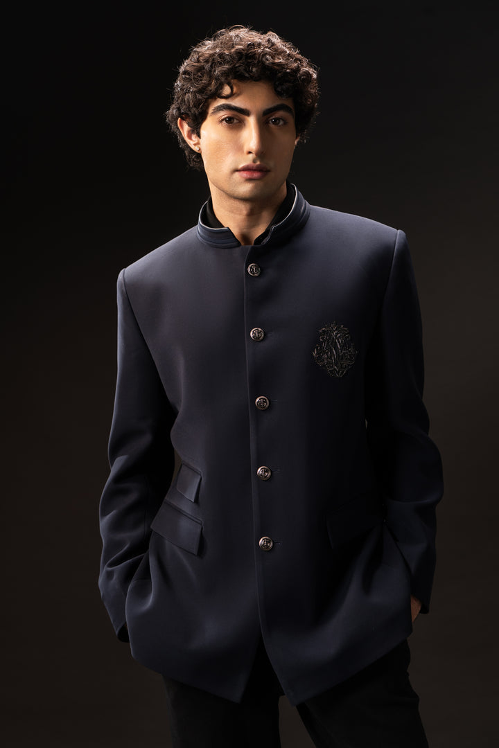 Midnight Heirloom Bandhgala