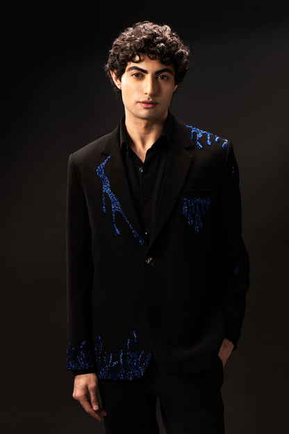 Sapphire Drip Blazer