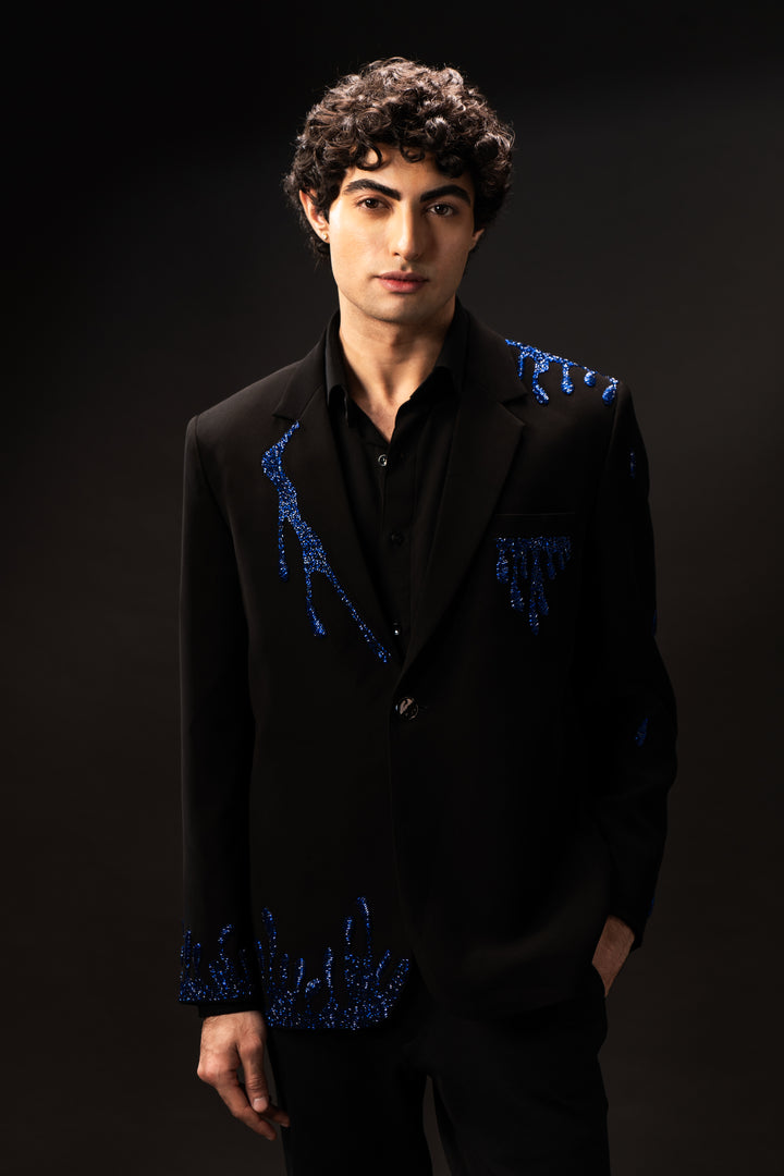 Sapphire Drip Blazer